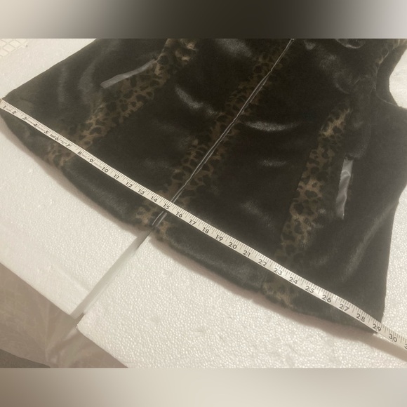 Charter Club women’s faux fur vest Sz 3X - Picture 12 of 12